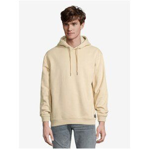 Men's Beige Hoodie Tom Tailor Denim Hoody - Men's