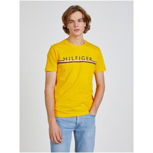 Yellow Men's T-Shirt Tommy Hilfiger - Men's