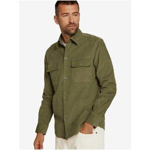 Khaki Mens Corduroy Shirt Tom Tailor Denim - Men