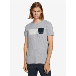 Light Grey Men's T-Shirt Tom Tailor Denim - Men's