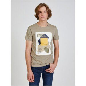 Beige Men's T-ShirtTom Tailor Denim - Men