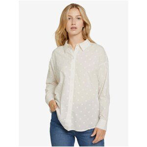 White Women's Polka Dot Shirt Tom Tailor Denim - Women