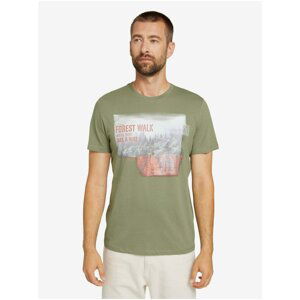 Khaki Men's T-Shirt Tom Tailor Denim - Men