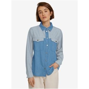 Blue Women Denim Shirt Tom Tailor Denim - Women