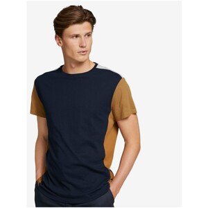 Brown-Blue Men's T-Shirt Tom Tailor Denim - Men's