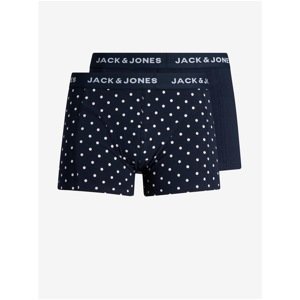 Set of Two Dark Blue Jack & Jones Organic Boxers - Men
