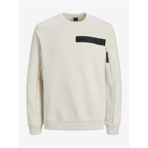 Cream Men's Sweatshirt Jack & Jones Tape - Men's