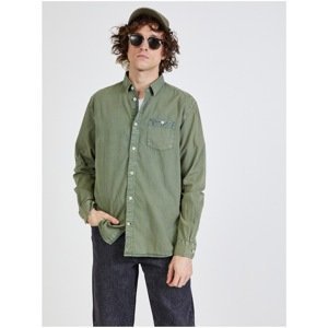 Green Men's Denim Shirt Tom Tailor - Men's