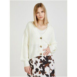 Cream Short Cardigan ONLY Carol - Women