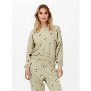 Beige Women's Patterned Sweatshirt ONLY Peanuts - Women