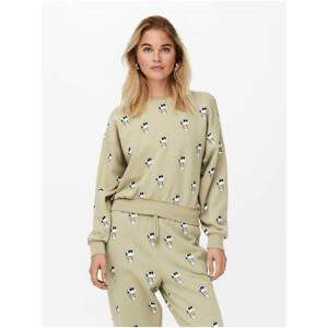 Beige Women's Patterned Sweatshirt ONLY Peanuts - Women