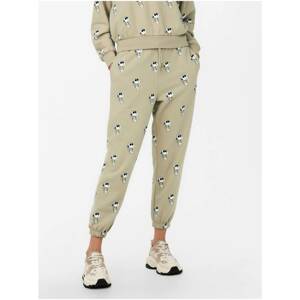 Beige Women's Patterned Sweatpants ONLY Peanuts - Women