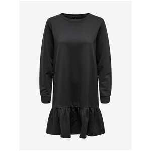 Dark Grey Women's Sweatshirt Dress with Ruffle ONLY Dreamer - Women