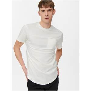 White T-shirt ONLY & SONS Dash - Men