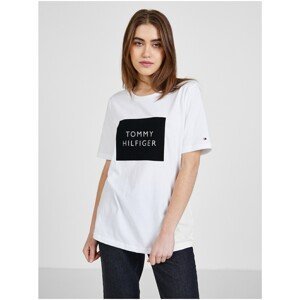White T-shirt with Tommy Hilfiger print - Women
