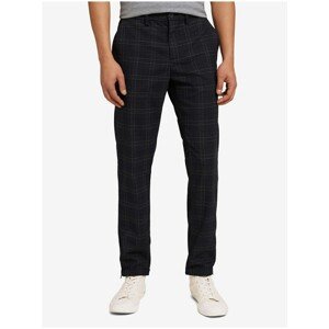 Dark Blue Men's Plaid Pants Tom Tailor Denim - Men's