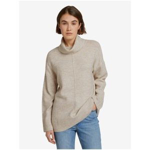 Beige Women's Turtleneck Tom Tailor Denim - Women