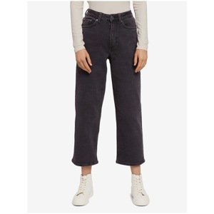 Dark Grey Women's 3/4 Straight Fit Jeans Tom Tailor Denim - Women
