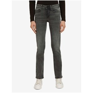 Dark Grey Women's Straight Fit Jeans Tom Tailor - Women