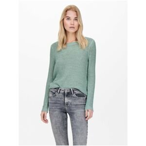 Light green women's knitted sweater ONLY Geena - Women