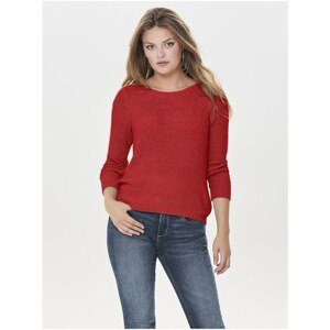 Red Women's Ribbed Sweater ONLY Geena - Women