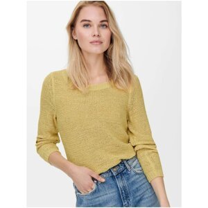 Yellow Women's Ribbed Sweater ONLY Geena - Women