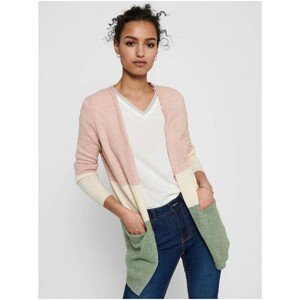 Pink-Green Striped Cardigan ONLY Queen - Women