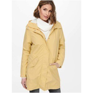 Yellow Women's Parka with Hood and Only Sally Finish - Women