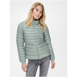 Light Green Women's Quilted Winter Jacket ONLY Madeline - Women