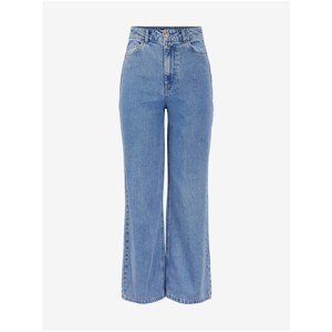 Blue Wide Jeans Pieces Elli - Women