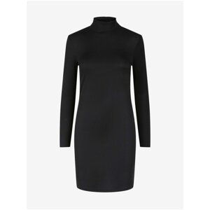 Black Sheath Dress with Stand-Up Collar Pieces New Tanno - Women