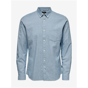 Light Blue Shirt ONLY & SONS Niko - Men