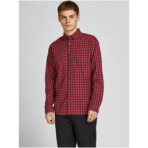 Jack & Jones Tape Red Plaid Shirt - Men