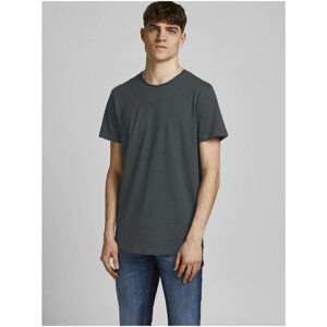 Tmavošedé basic tričko Jack & Jones Basher