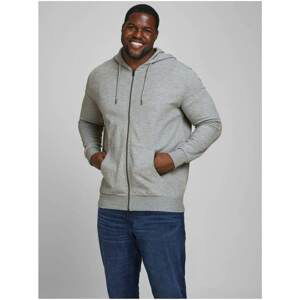 Light Grey Hoodie Jack & Jones Basic - Men