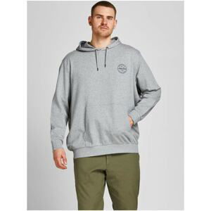 Light Grey Hoodie Jack & Jones Shark - Men