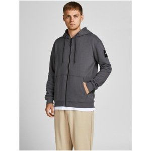 Dark Grey Hoodie Jack & Jones Classic - Mens