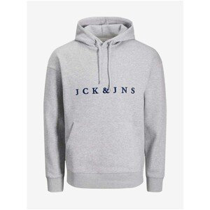 Light Grey Hoodie Jack & Jones State - Men