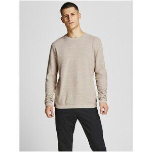 Pánsky sveter Jack & Jones Beige