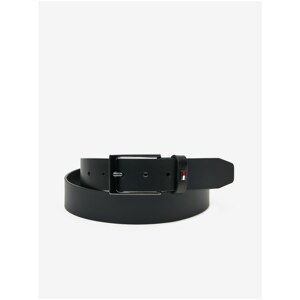 Black Men's Leather Belt Tommy Hilfiger Layton - Men's