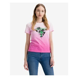 Pink Women's T-Shirt Guess Palms - Women