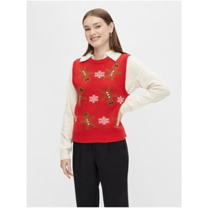 Red Women's Christmas Vest Pieces Elfie - Women
