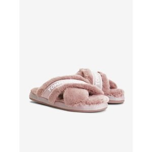 Pink Women's Home Slippers with Artificial Fur Tommy Hilfiger - Women