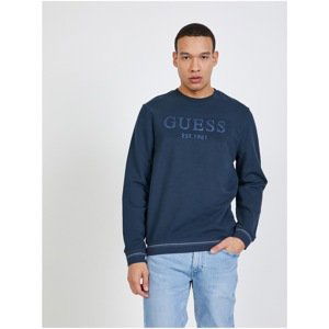 Dark Blue Men's Sweatshirt Guess - Men's