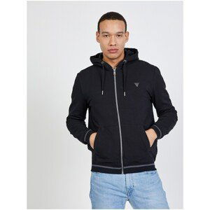 Black Men's Sweatshirt with Guess Hoodie - Men's