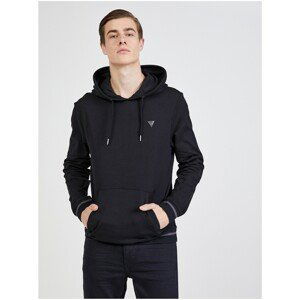 Black Men's Sweatshirt with Guess Hoodie - Men's