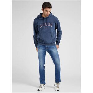 Blue Men's Straight Fit Jeans Guess - Men's