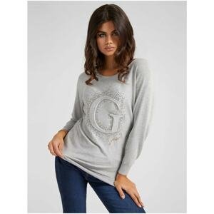 Light Grey Women's Sweatshirt Guess - Women