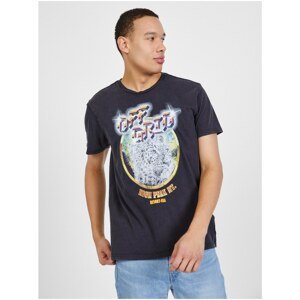 Dark gray Men's T-shirt with print Guess - Men