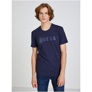 Dark blue Men's T-Shirt Guess Belty - Men's